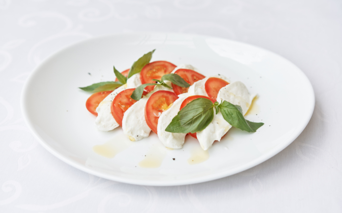 Mozzarella di Bufala with tomatoes