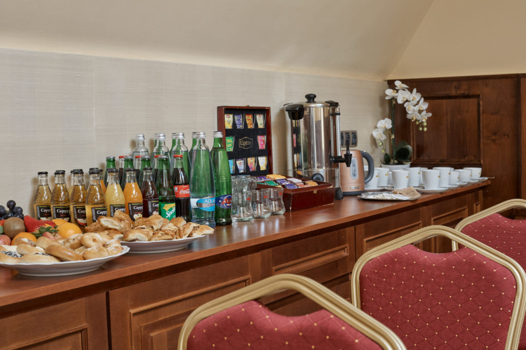 Conference room with a coffee break